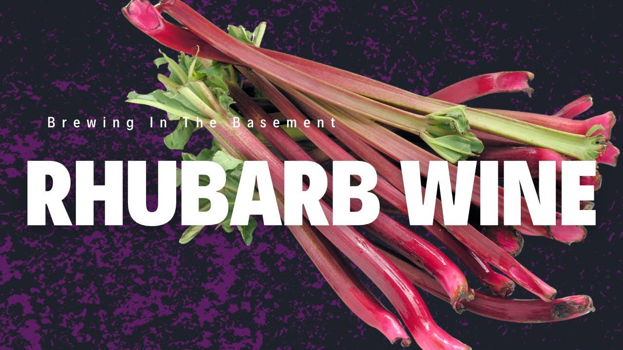 Rhubarb Wine Made Easy - Vintners Best Wine Base