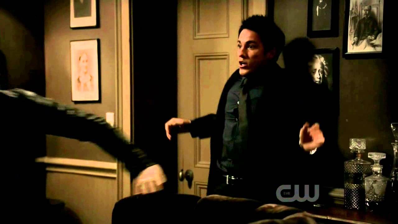 s03e09 (3x09) Bonnie & Damon (Bamon) scene - Damon vs Tyler HD
