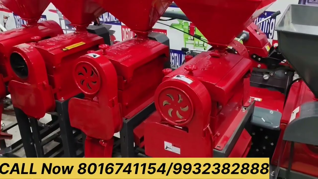6w3500 combined rice Mill machine 5.5hp copper motor #assam #bihar #ricemillmachine #assam #farming 