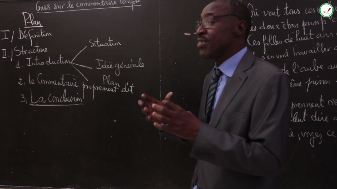 Cours - Terminale - Français  : Le commentaire composé / M. Mboup