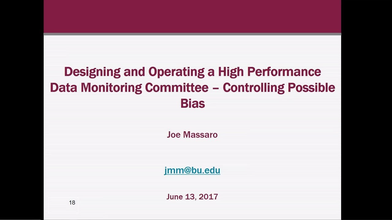 Designing and Operating a High Performance DMC by Joe Massaro