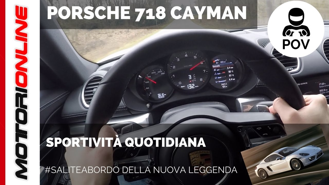 Porsche 718 Cayman | POV Test Drive #SaliteaBordo