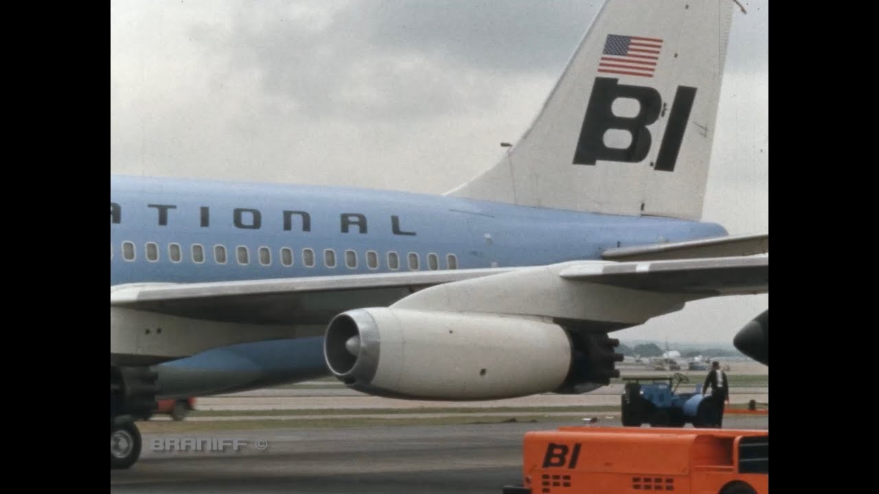 Braniff Public Reveal End of the Plain Plane Campaign Film November 6,  1965