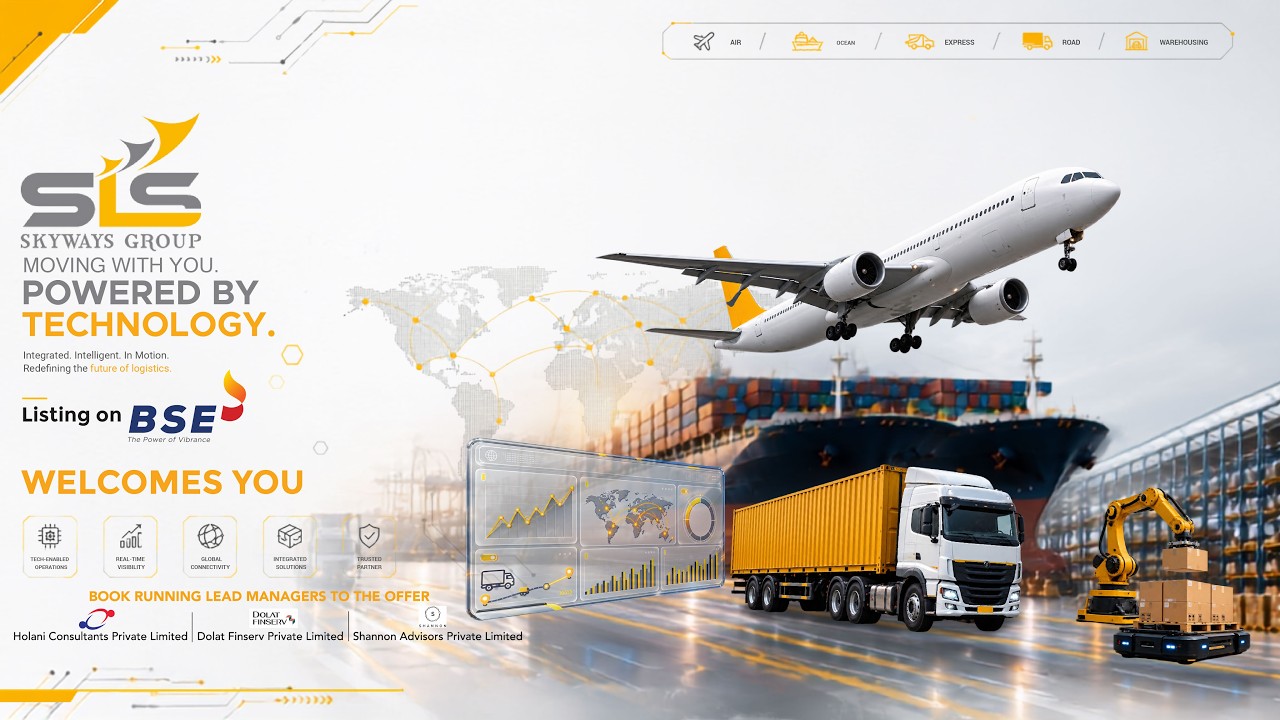 Церемония листинга Skyways Air Services Limited на BSE
