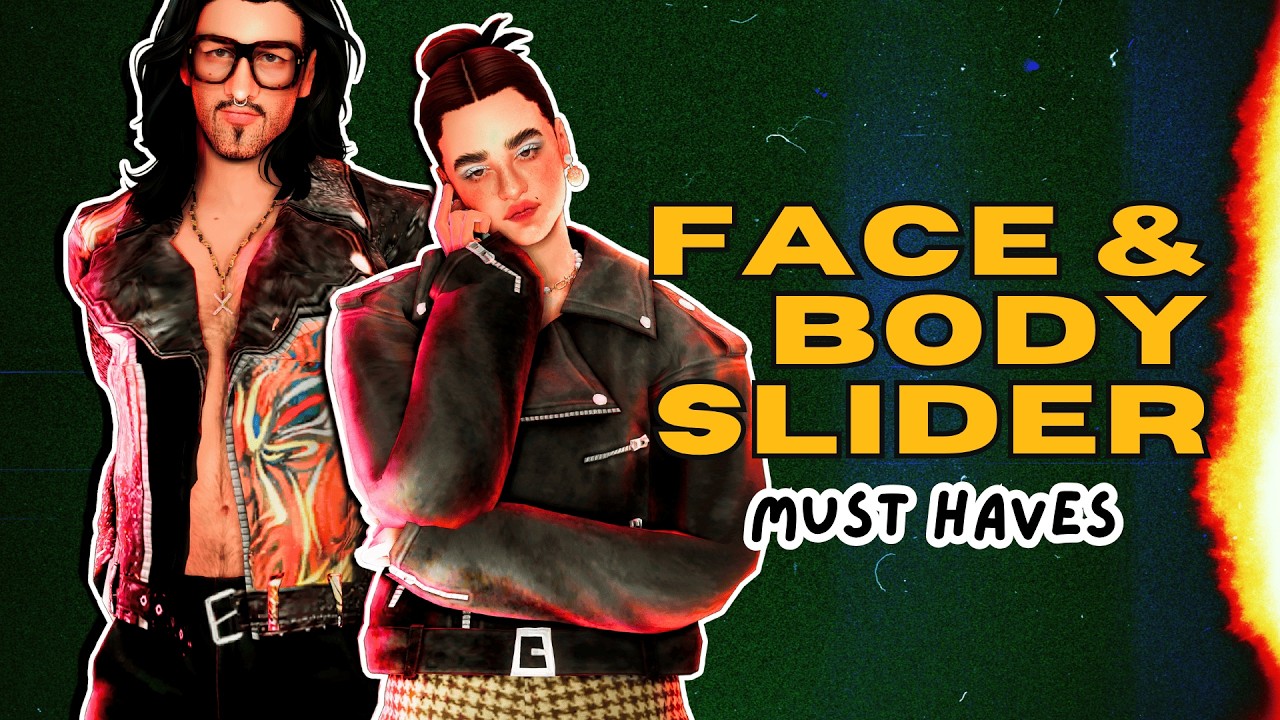 Must Have CAS Sliders To Stop Same Face Syndrom TODAY + LINKS | The Sims 4