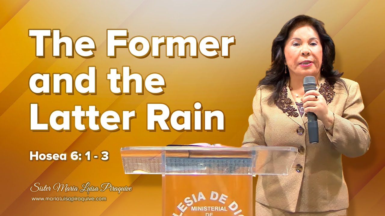 (English) The Former and the Latter Rain, Hosea 6:1-3 | Sr. Maria Luisa Piraquive, CGMJCI
