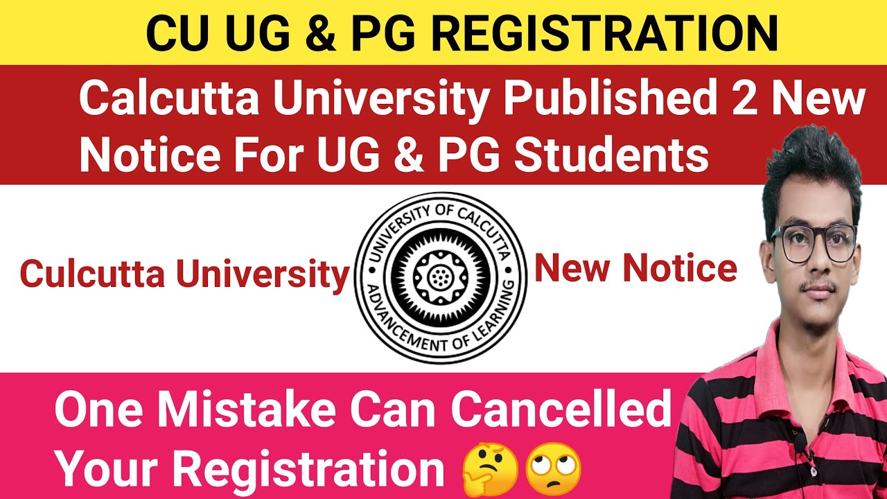 Calcutta University Big Update For UG & PG Students | CU ug registration | cu pg registration 2020