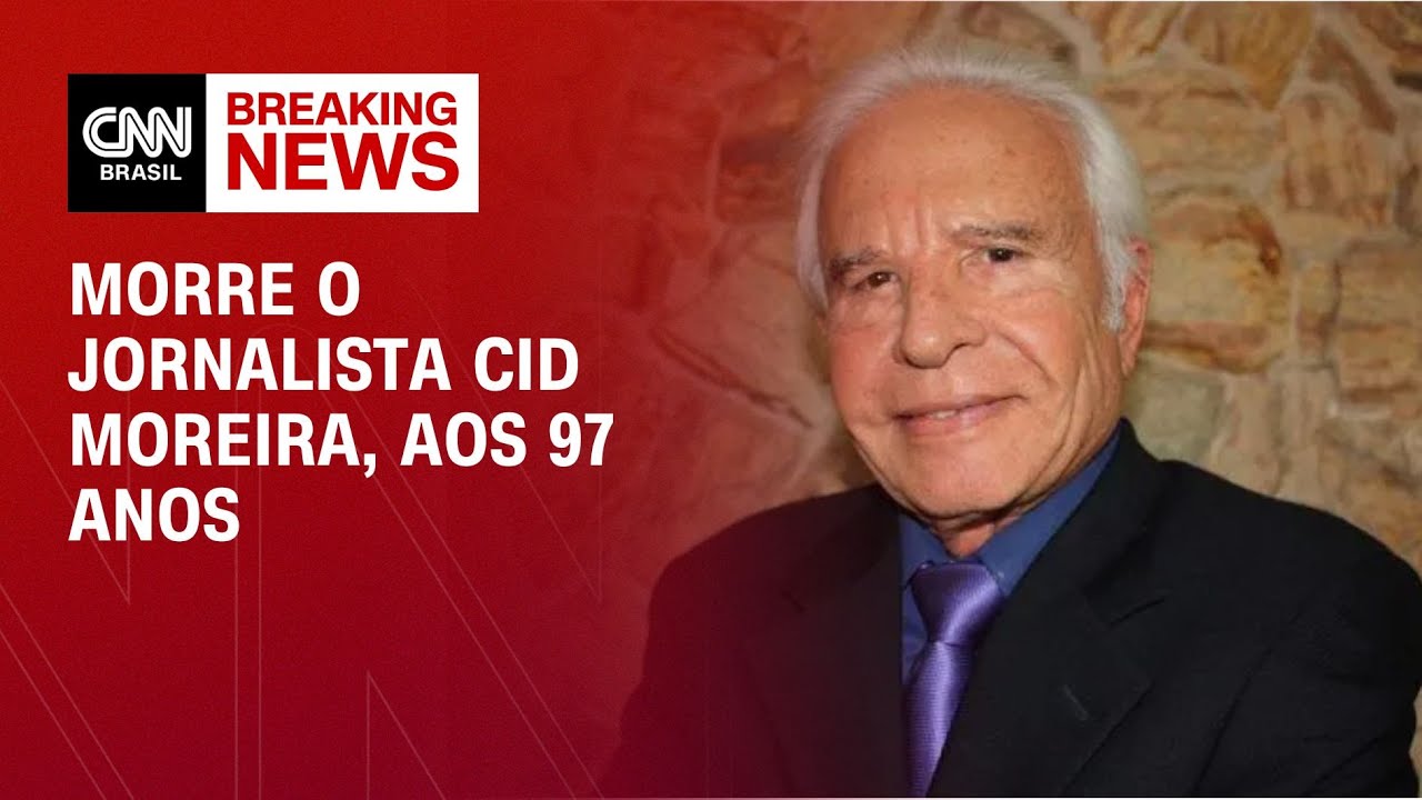 Morre o jornalista Cid Moreira, aos 97 anos | LIVE CNN