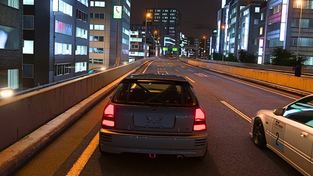 Gran Turismo 7 | Power Pack - Tokyo Expressway - Central sentido horario - Honda Civic Type R 