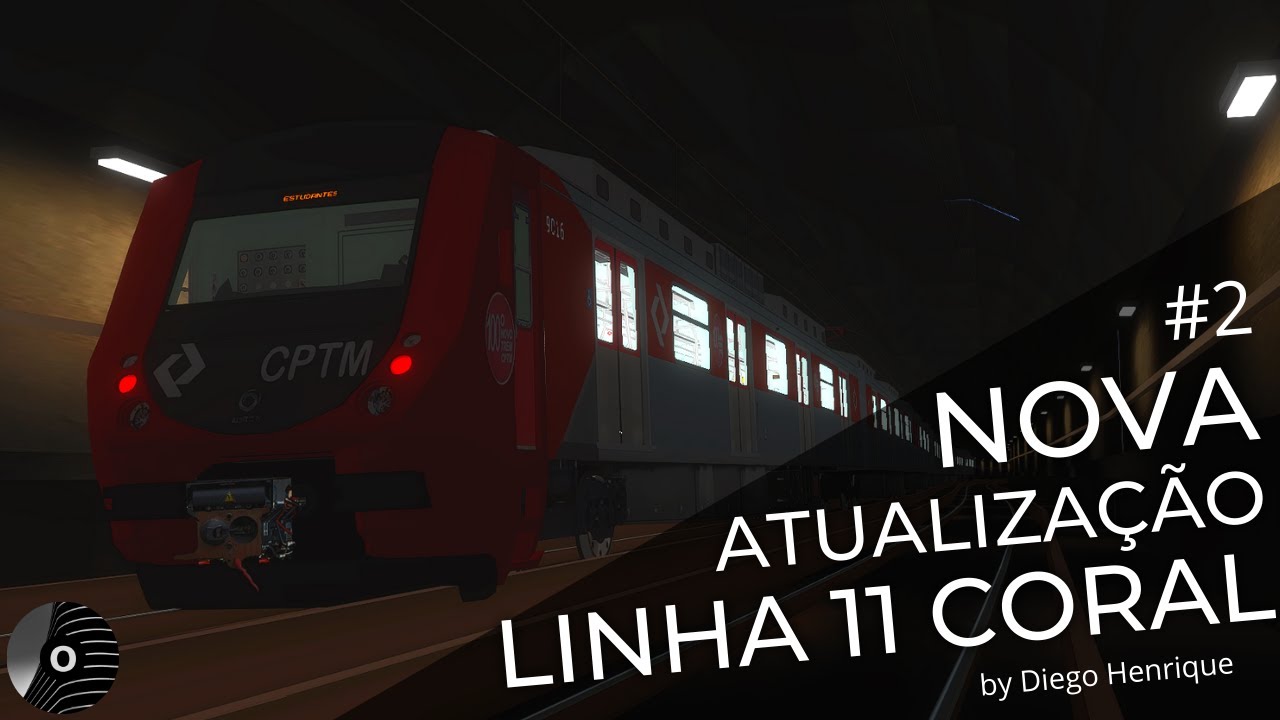 OpenBVE - NOVA ATUALIZAÇÃO LINHA 11 CORAL! Corinthians-Itaquera X Guaianases