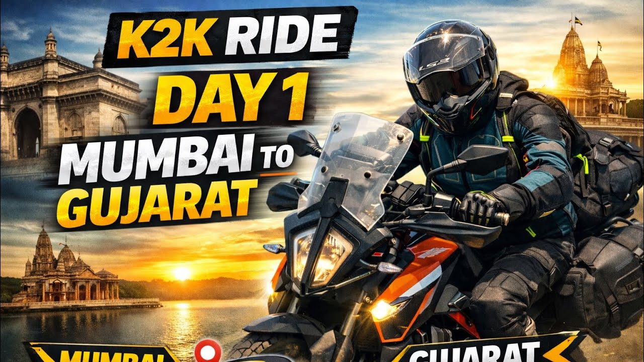 Day 1 | K2K Ride | Mumbai To Gujarat |