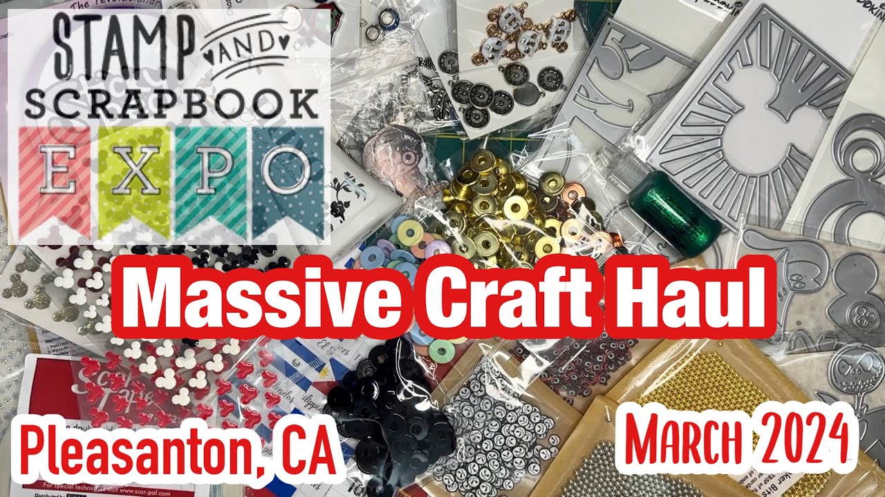 Massive Stamp and Scrapbook Expo Haul (GIVEAWAY CLOSED) | March 2024