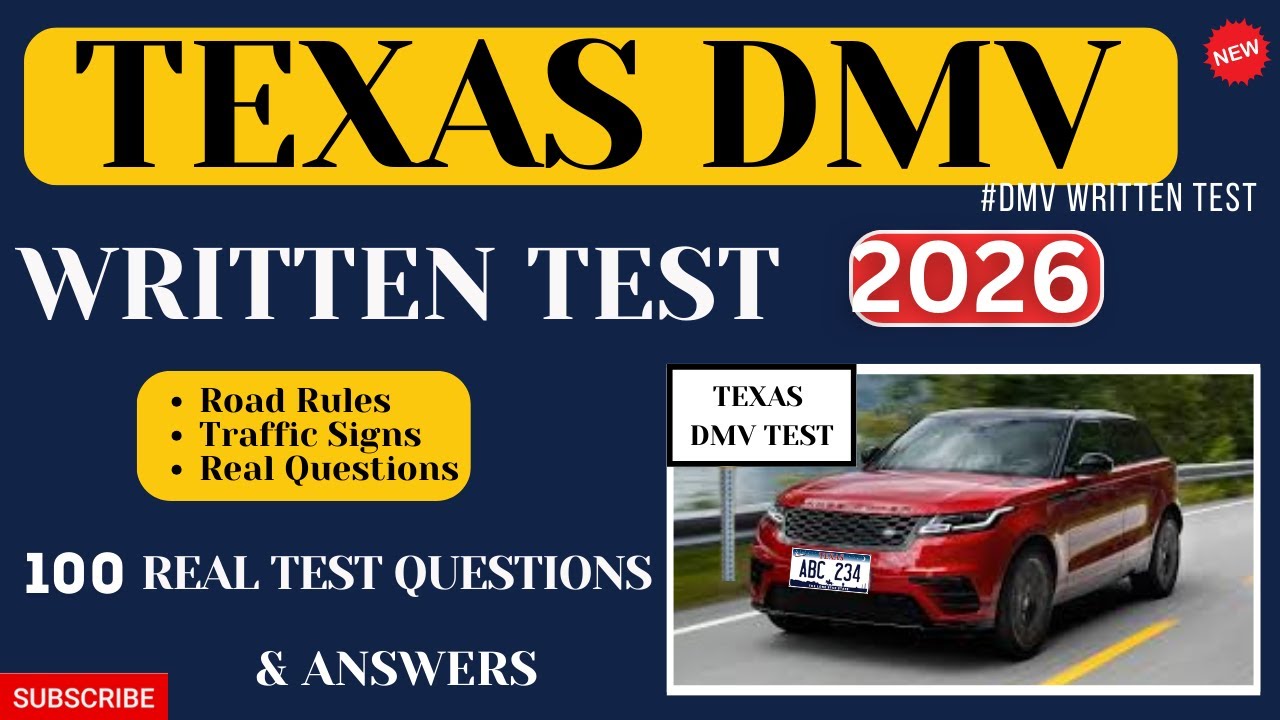 Texas DMV permit test 2026 | Texas DMV Written Test 2026 | DPS Permit Practice Test 2026 #texasdmv