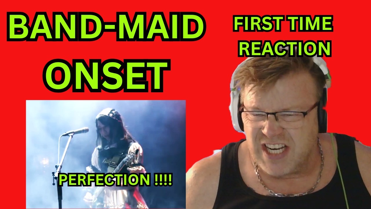BAND-MAID Onset OLV Reaction | The Tightest Instrumental Rock Performance Ever?!