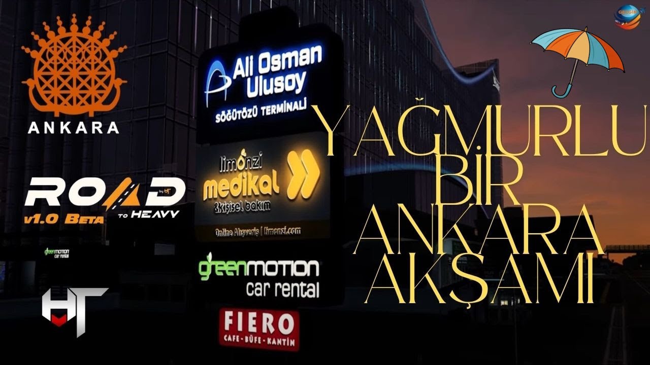 Söğütözü Cep Terminali (Ankara) - Dörtdivan Dinlenme Tesisleri (Bolu) Road To Heavy 1.0 ETS2 1.53