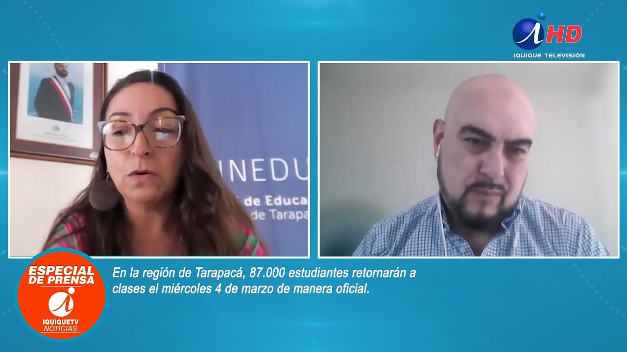 Más de 87.000 escolares vuelven a clases en Tarapacá el 4 de marzo (26.02.2026)