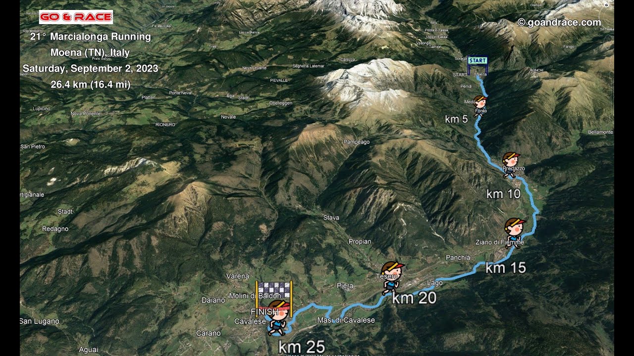 21° Marcialonga Running: vola sul percorso di gara!