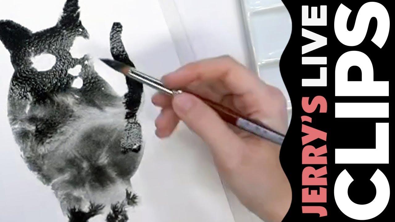 India Ink Illustrating Technique | Jerry's LIVE Clips
