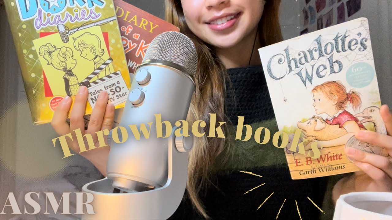 ASMR | Throwback books! (tapping, scratching, tracing)