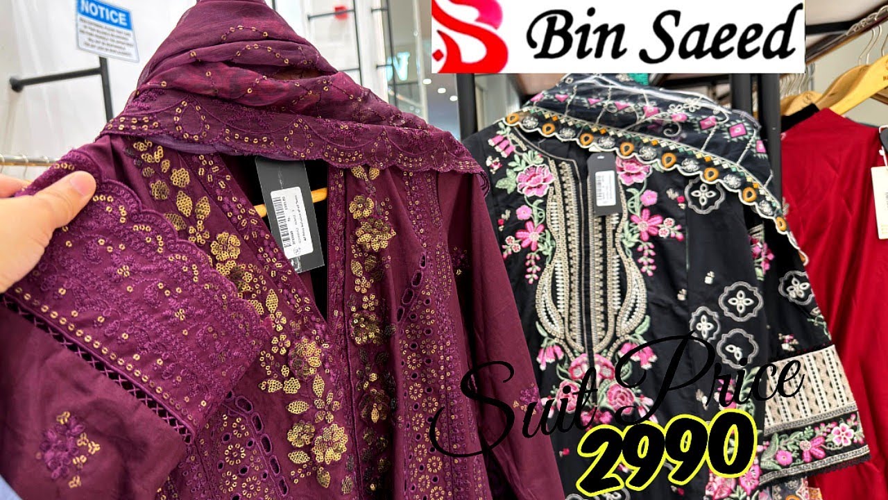 Binsaeed Bari Eid Collection📢🔥Binsaeed Sale Price Collection 2026&hearts;️Bin Saeed 