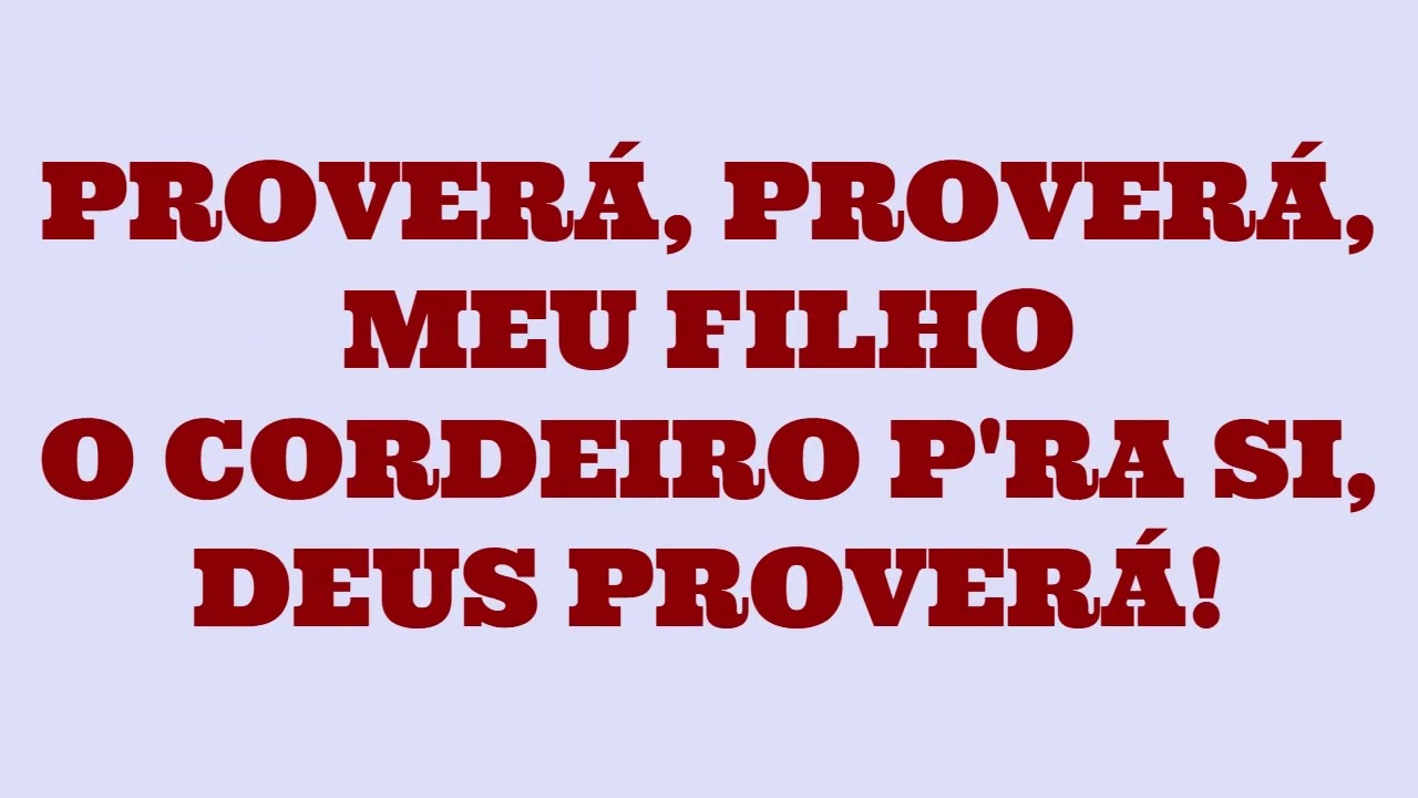 ABRAÃO E ISAQUE - MARCO AURÉLIO  Playback Letra