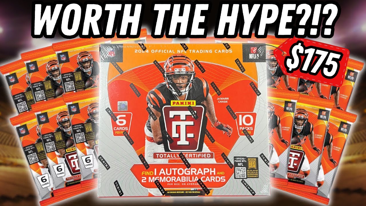 SHOULD YOU BUY?!? 2024 Panini Totally Certified Football Hobby Box Review!