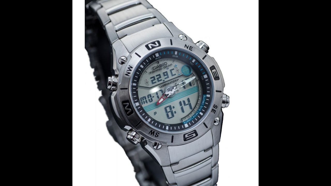 Casio AMW-702D-7A видео обзор настройка