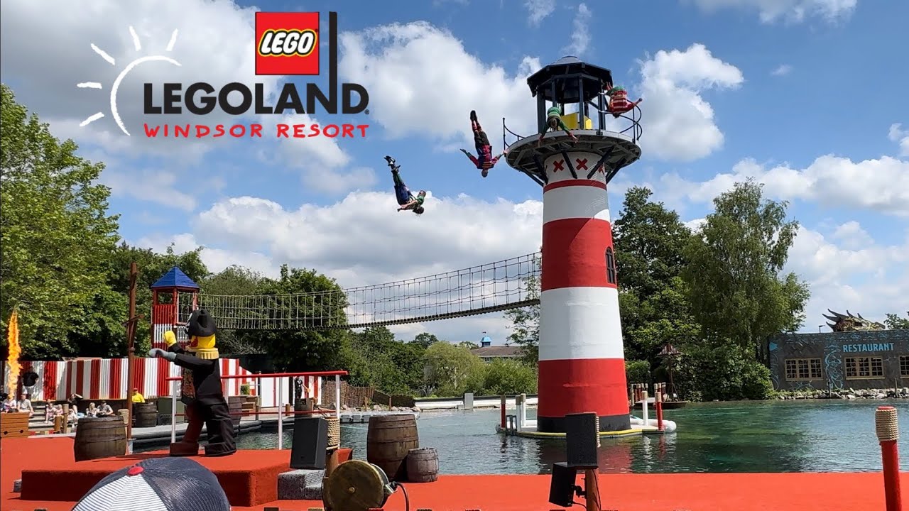 Legoland Windsor Resort 2024 Full Captain Redbeard and the Legend of the Golden Cutlass Show [4K]