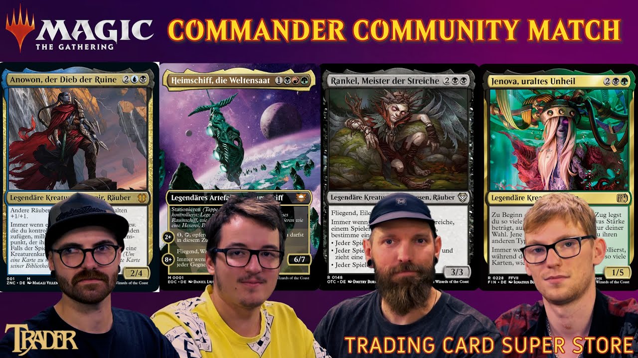 MTG Commander Gameplay 394 | Magic the Gathering deutsch | Trader Event Multiplayer Deck Match 2025