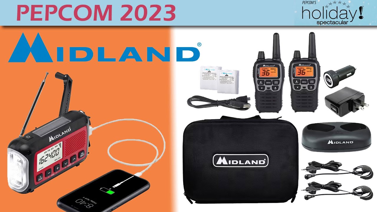 Emergency Radio & Walkie-Talkies by Midland @Pepcom Holiday 2023