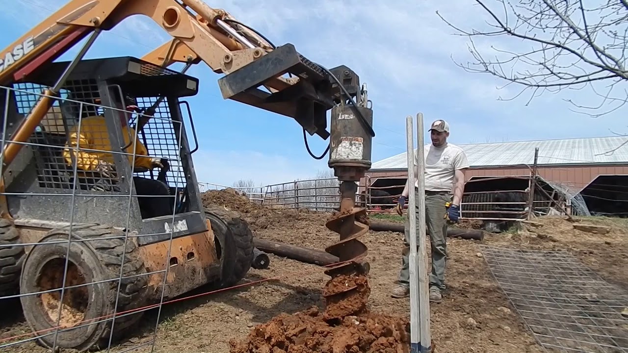 Auger Attachement for Case Skid Steer