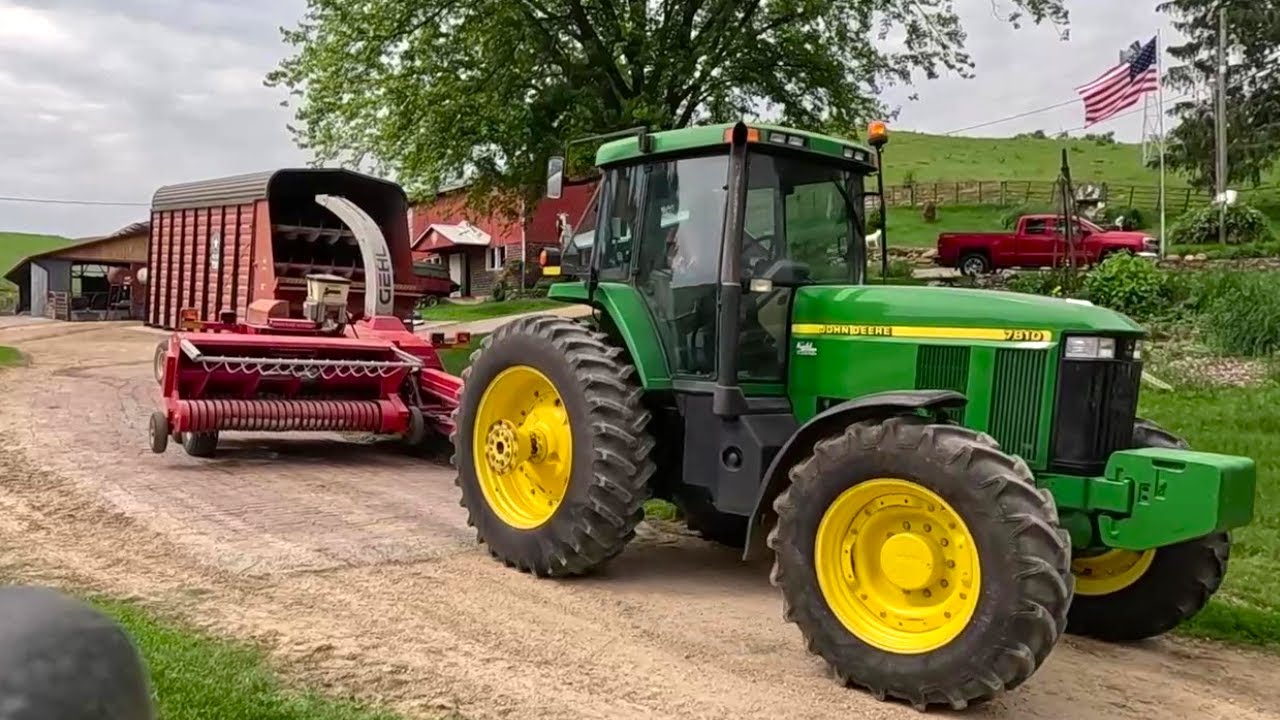 Chopping Hay On A Small Dairy Farm l Breaking Down Before We Start l 2025 Hay Season Ep. 1