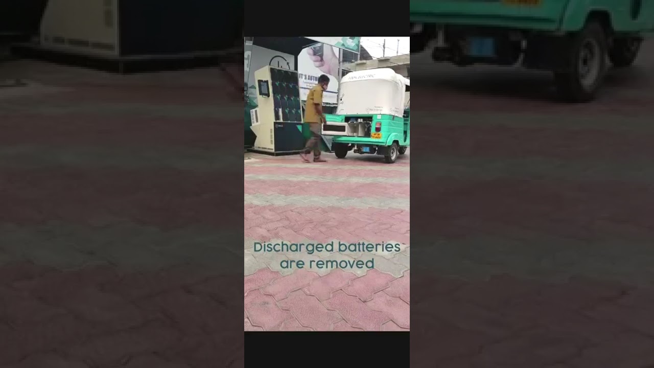 Battery Swapping Station | Working | RACEnergy #Shorts