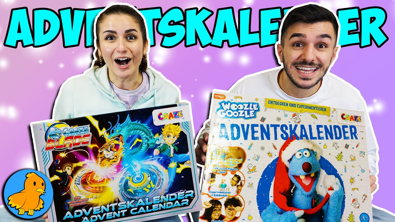 ADVENTSKALENDER FÜR ENTDECKER & KÄMPFER Goozle Woozle vs Craze Balde mit Dania & Claudio