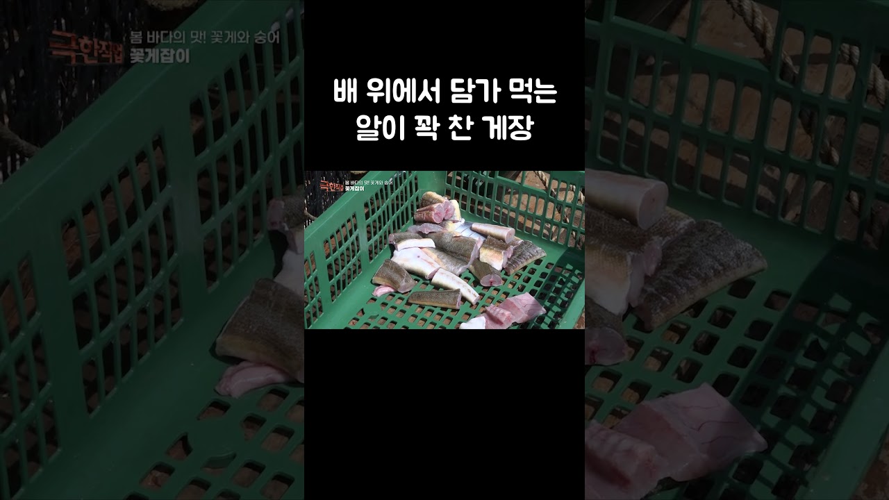 40년 차 선상 요리사의 실력 #shorts