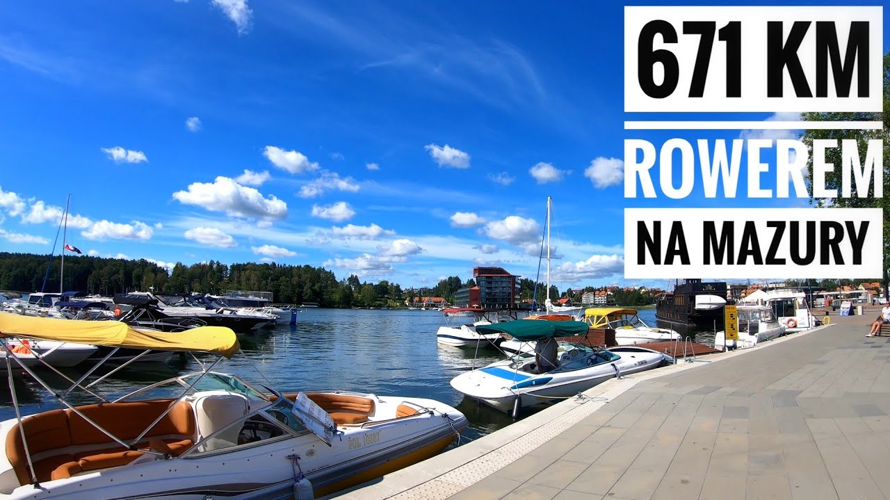 671 km rowerem NA MAZURY na raz. Katowice - Mikołajki - Olsztyn. Ultrakolarstwo, bikepacking wyprawa