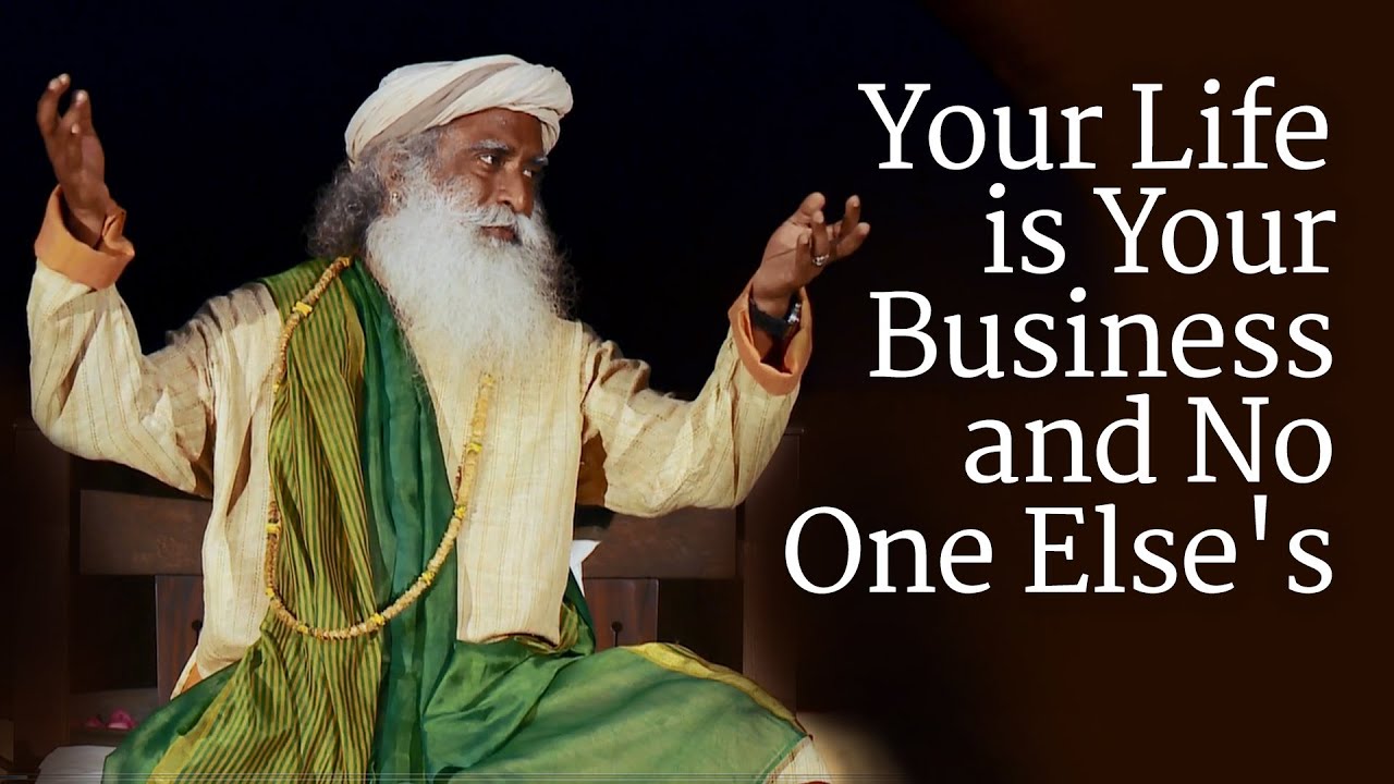 Sadhguru on Karma: Your Life is Your Business and No One Else's #SadhguruOnKarma