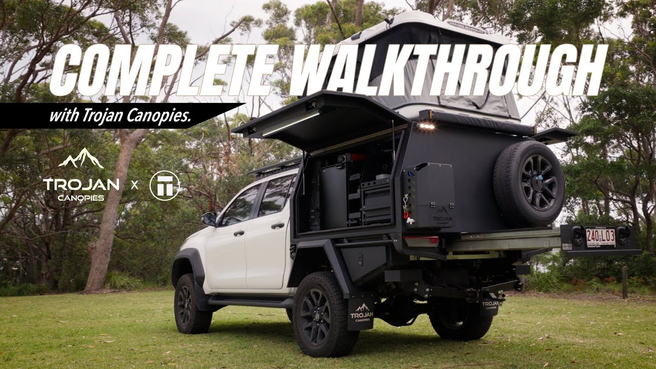 TROJAN Complete Tray & Canopy Walkthrough | Thurston's 4WD Setup for Finding Waves
