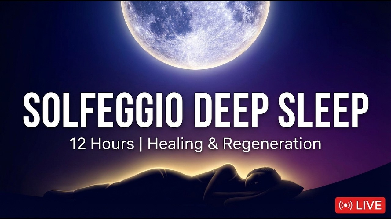 🔴 SOLFEGGIO DEEP SLEEP | Emotional & Physical Healing Regeneration LIVE