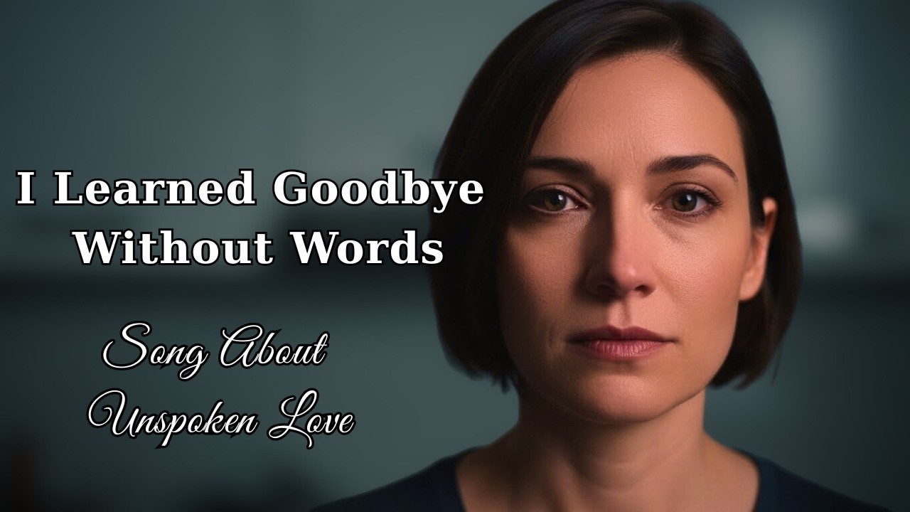 I Learned Goodbye Without Words | A Song About Unspoken Love