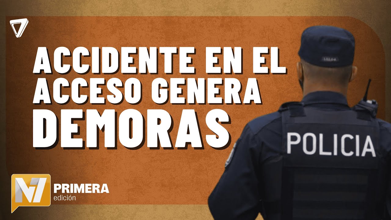 URGENTE: ocurrió un ACCIDENTE entre una moto y CAMIONETA en el Acceso Este