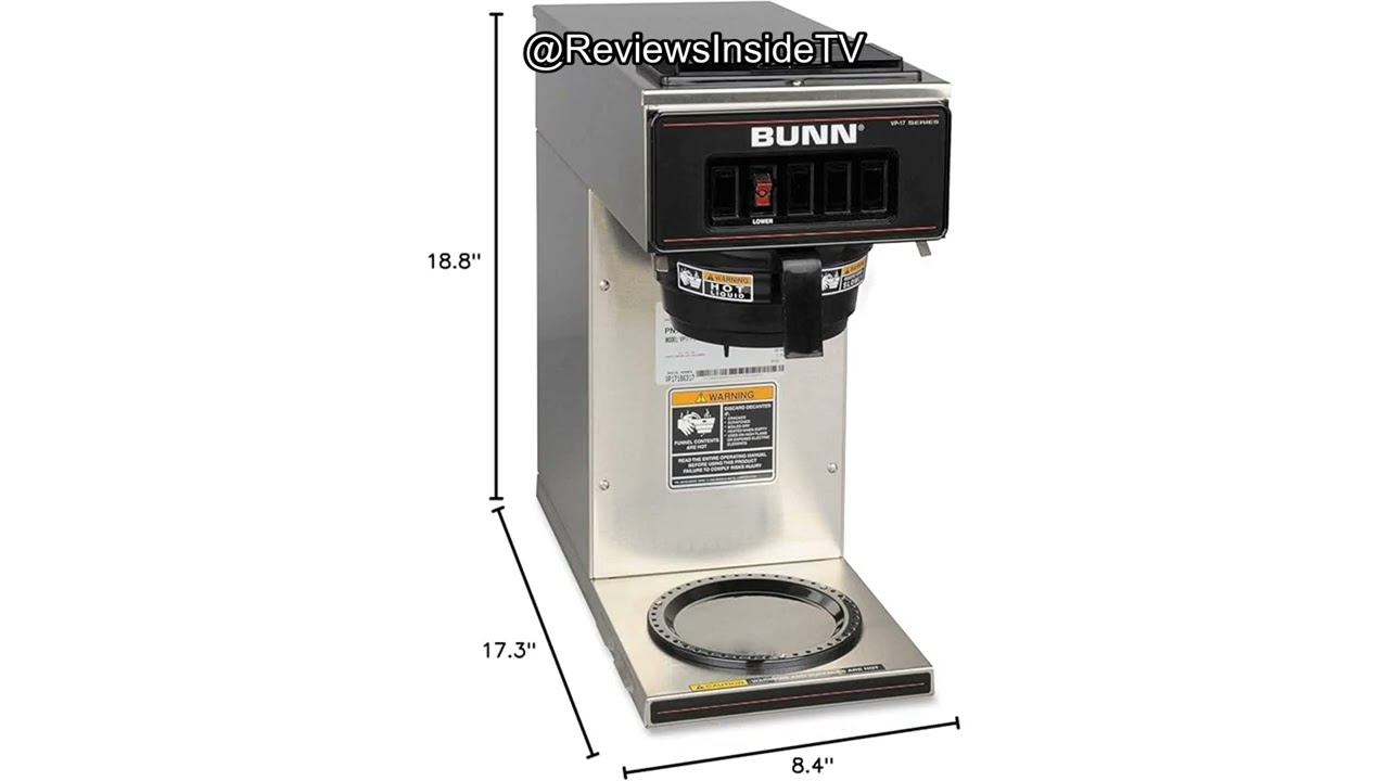 BUNN 13300.0001 VP17-1SS Pourover Coffee Brewer Review: Worth the Investment?