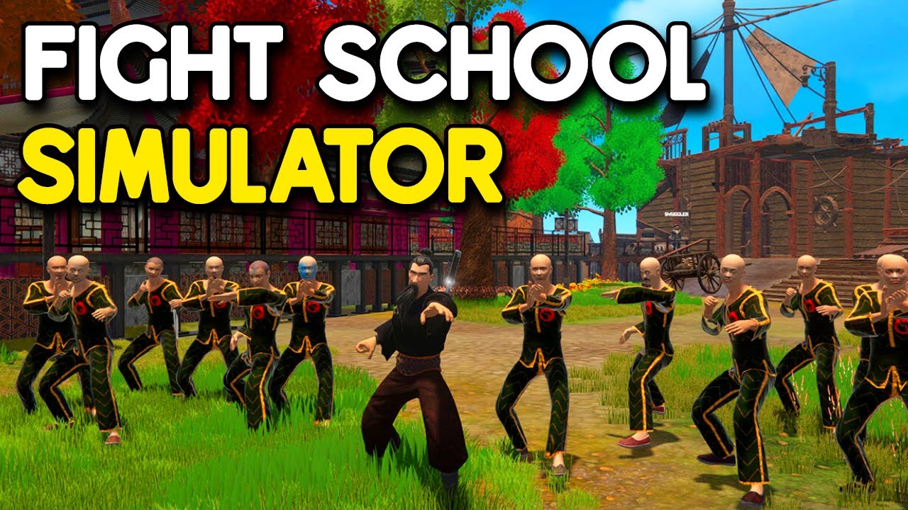 You Get To Run Your Own MARTIAL ART SCHOOL!? (Fight School Simulator)