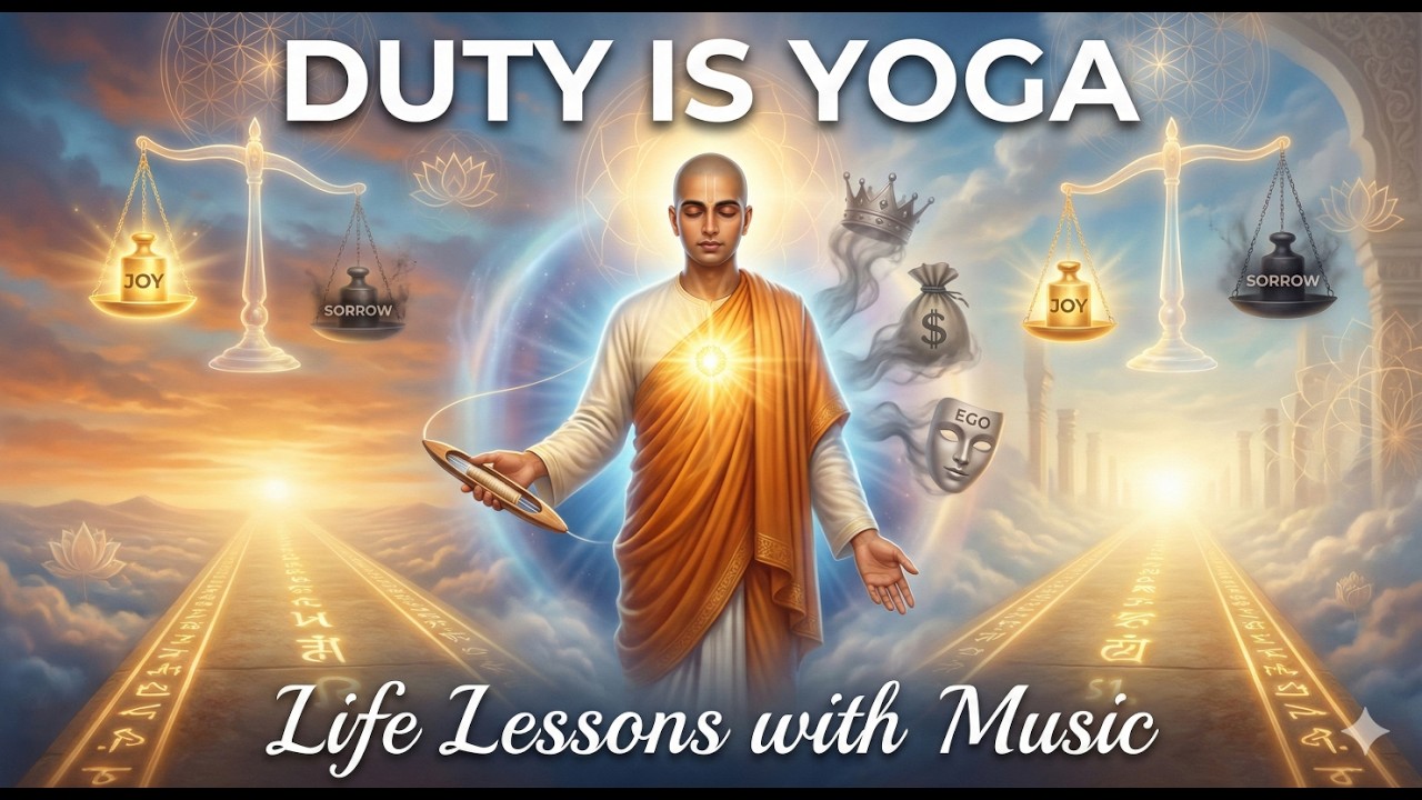 धर्ममार्गः जीवनपथ-3|| Duty Is Yoga |Timeless Path of Dharma and Inner Peace| Life Lessons with Music