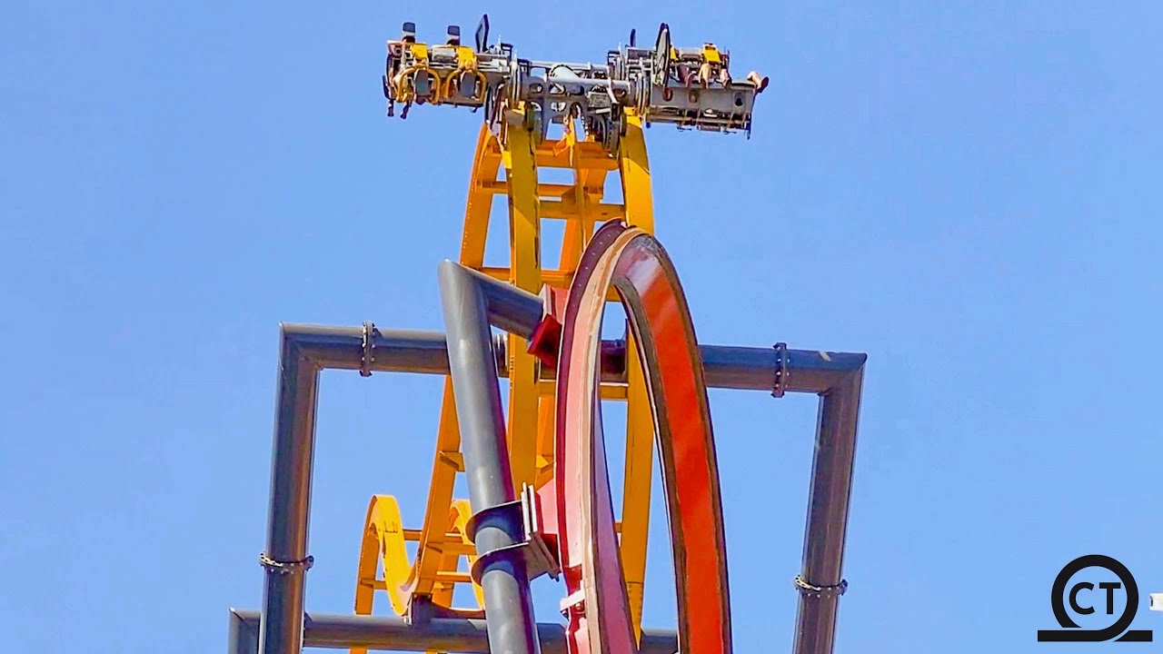 Batman The Ride Off-Ride 4K60FPS - No Copyright \\ Six Flags Discovery Kingdom, CA, 2021