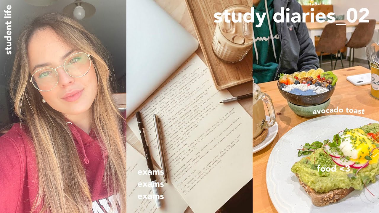 study diaries_02 | estudo para exames, chuva, lanches bons e algumas dicas
