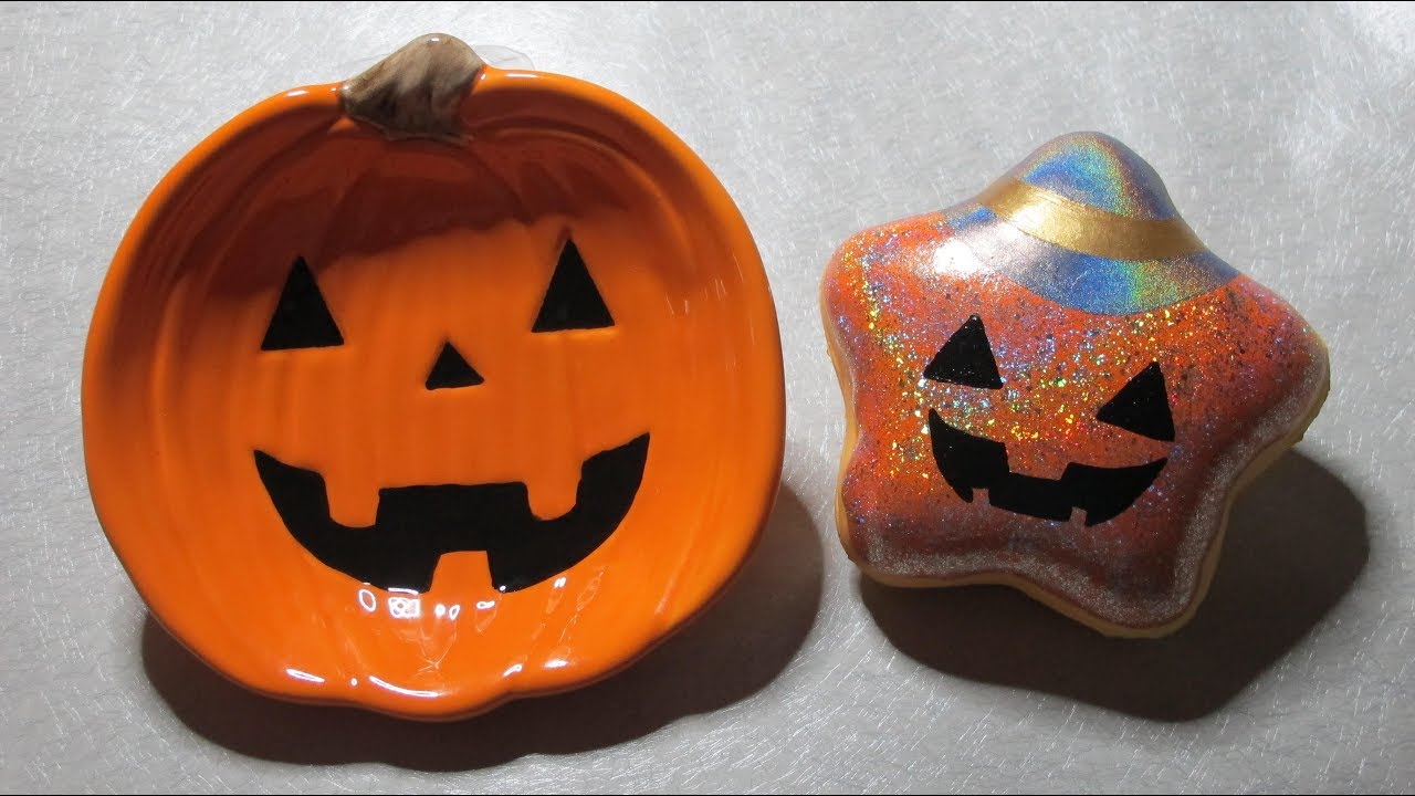 Pumpkin Holo Deco Makeover Tutorial HALLOWEEN COLLAB with MsTrinity143 and TheHollycopter