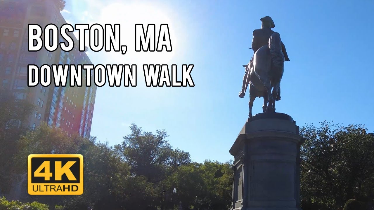 Walking Tour - Boston, MA; Beacon Hill, Boston Common, Newbury St, Back Bay 2021