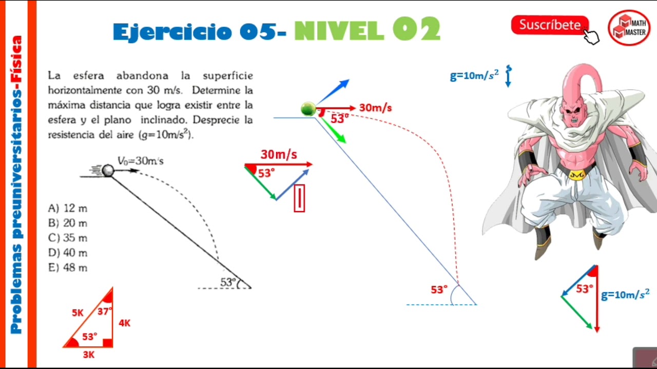 Movimiento Parabólico (MPCL)-Nivel 2 - [Ejercicios 05/06]😎