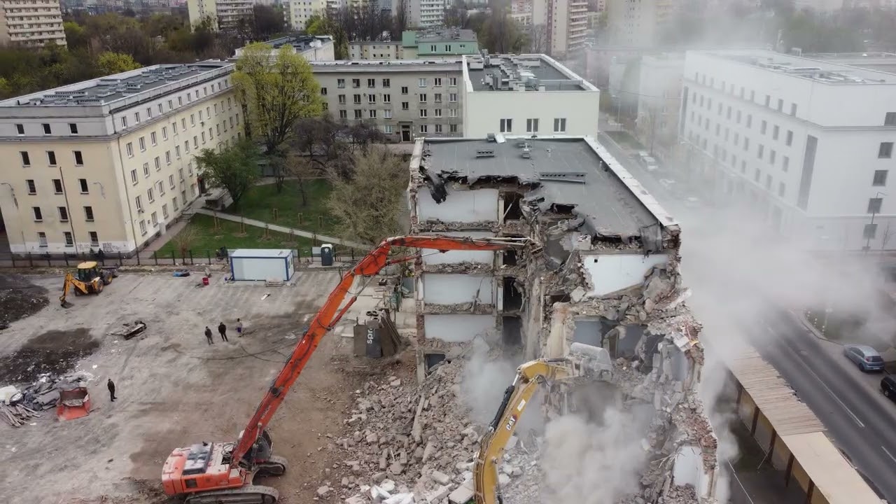 Rozbiórka w Warszawie
